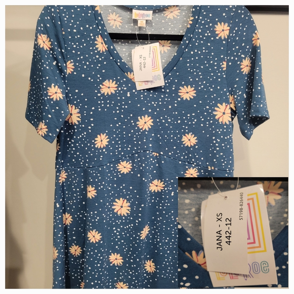 LLR Jana XS Floral NWT